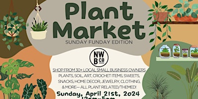 Imagem principal do evento PLANT MARKET! Sunday Funday Edition