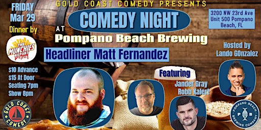 Immagine principale di Pompano Brewing Comedy Show 