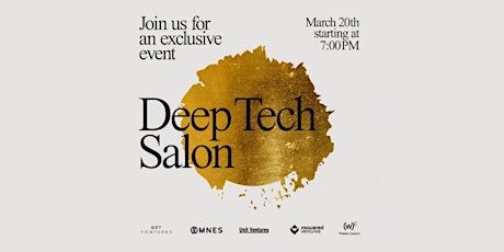 DeepTech Salon (Hello Tomorrow, Side-Event)