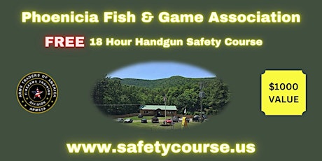 FREE 18 Hour New York State Handgun Safety/Permit Course (100% FREE) primary image