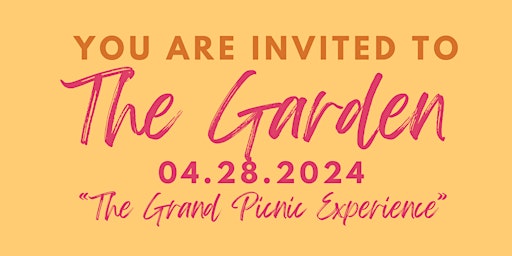 Primaire afbeelding van The Garden -  A Grand Picnic Experience Brunch