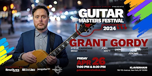 Imagem principal de Guitar Masters Festival: Grant Gordy, Max Light, Pete McCann and More