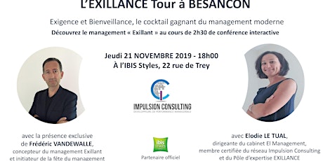Image principale de Exillance Tour Besançon : conférence interactive sur le management Exillant