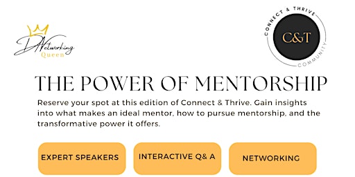 Primaire afbeelding van Connect & Thrive- The Power of Mentorship