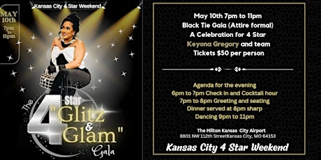 The 4 star "Glitz & Glam Gala