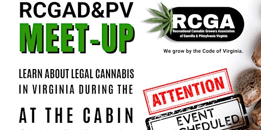 Primaire afbeelding van Recreational Cannabis Growers Association Meet-up  At The Cabin Spring Fair