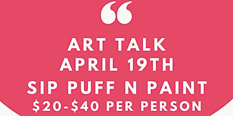 Art Talk: Sip, Puff n Paint @ Baltimore's BEST Art Gallery!