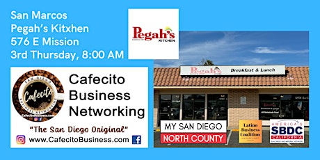 Cafecito Business Networking San Marcos - 3rd Thursday June