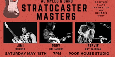 Stratocaster Masters - Stevie Ray Vaughan, Jimi Hendrix, Rory Gallagher