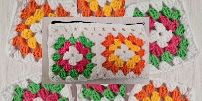 Primaire afbeelding van April 2024 School Holiday Program - Granny Square Crochet Part 2