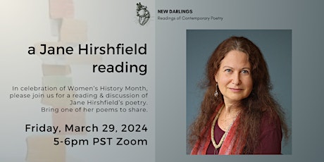 a Jane Hirshfield reading