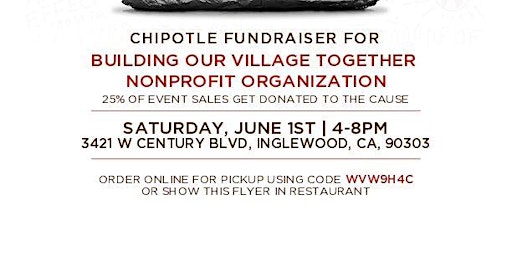 Imagem principal do evento Chipotle Fundraiser