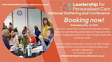 Image principale de Leadership for Personalised Care - National Gathering and Conference