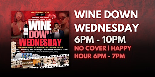 Hauptbild für Wine Down Wednesday: RNB Game Night & Sangria Flights!