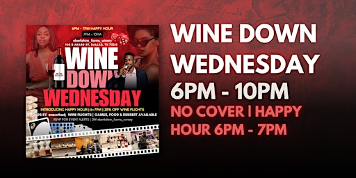 Wine Down Wednesday: RNB Game Night & Sangria Flights! primary image