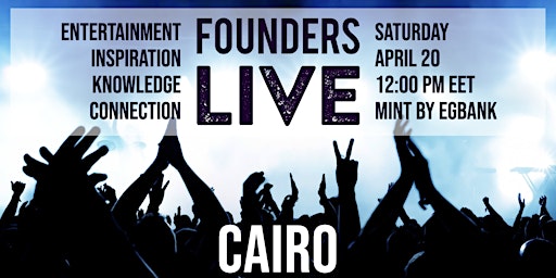 Imagem principal do evento Founders Live Cairo