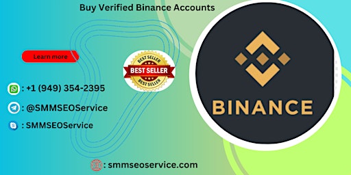 Primaire afbeelding van Top 3 Sites to Buy Verified Binance Accounts (personal & Business