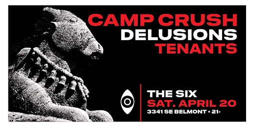 Camp Crush with Delusions and Tenants primary image