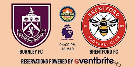 Imagen principal de Burnley v Brentford | Premier League - Sports Pub La Latina