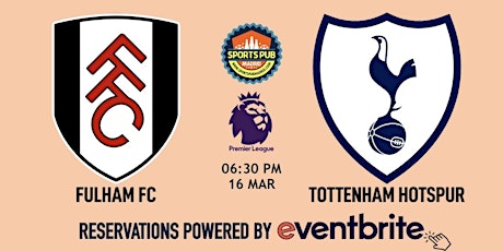 Imagen principal de Fulham v Tottenham | Premier League - Sports Pub La Latina