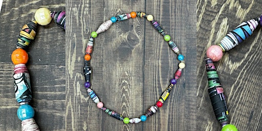 Paper Bead Necklace primary image