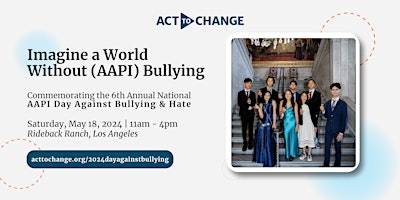 Imagem principal do evento Imagine a World Without (AAPI) Bullying