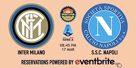 Imagen principal de Inter Milano v Napoli | Serie A Calcio - Sports Pub Malasaña