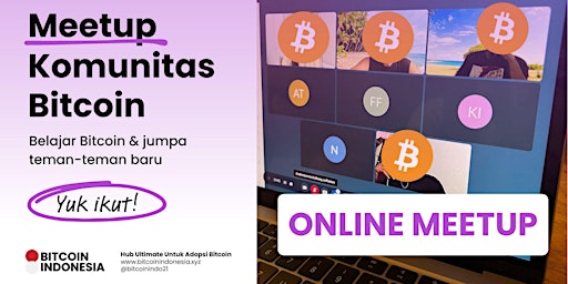 Immagine principale di Bitcoin Indonesia Community Online Meetup 