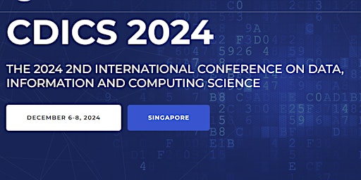 Hauptbild für 2nd International Conference on Data, Information and Computing Science