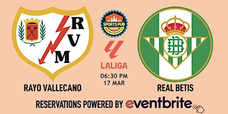 Imagen principal de Rayo Vallecano v Real Betis | LaLiga - Sports Pub La Latina