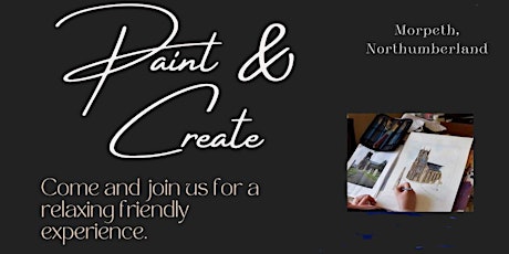 "Paint & Create"  Relaxing Wellbeing Art Workshop with a difference!