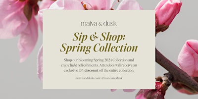 Hauptbild für Sip & Shop: Spring Collection