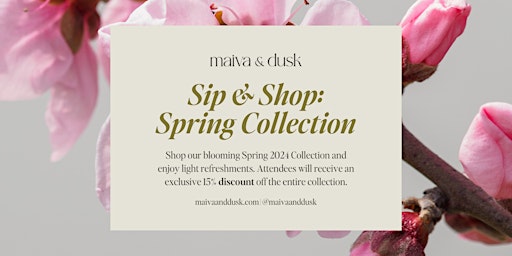 Imagen principal de Sip & Shop: Spring Collection