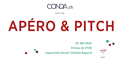 Hauptbild für CONDA.ch Apéro & Pitch - Mai'24