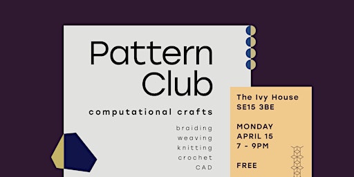 Imagem principal do evento London Pattern Club