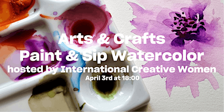 Arts & Crafts | Paint & Sip Watercolor  primärbild