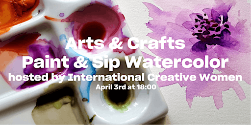 Imagen principal de Arts & Crafts | Paint & Sip Watercolor