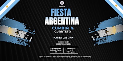 Imagen principal de Fiesta Argentina en Alicante | Cumbia & Cuarteto