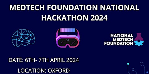 Hauptbild für National MedTech Foundation Hackathon - 2024