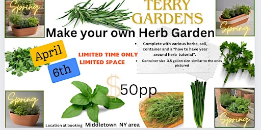 Imagem principal do evento Plant your own herb garden