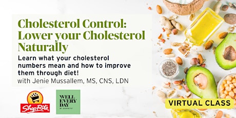 Cholesterol Control: Lower your Cholesterol Naturally
