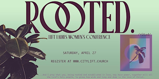 Hauptbild für Rooted: Women's Conference