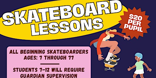 Imagem principal do evento Skateboard Lessons