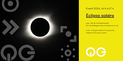 Imagem principal de Éclipse solaire vue du QG