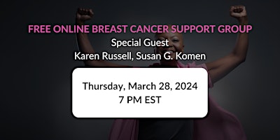 Imagen principal de Online Breast Cancer Support Group for Survivors & Family Members