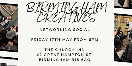 Birmingham Creatives Social Friday 17th May