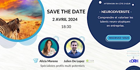 AfterWork RH Côte d'Azur -  2 avril  2024 - La neurodiversité