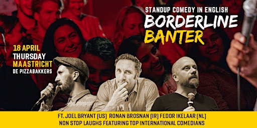 Immagine principale di Borderline Banter - English Stand-up Comedy 