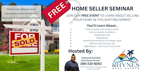 FREE Home Seller’s Seminar