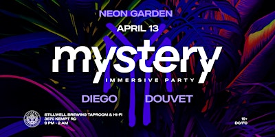 Imagem principal do evento MYSTERY PARTY: Neon Garden
